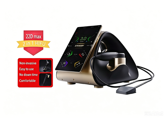 Desktop 22D HIFU Liposonic Machine 2026 New Facial Lifting Skin Tightening Body Slimming Beauty Machine for Salon