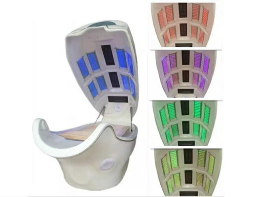 Infrared Steam Sauna Slimming Spa Capsule LED Colored Light Therapy