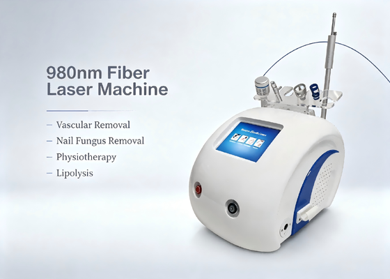 980nm Máquina a Laser de Diodo 4 em 1 Remoção Vascular Tratamento de Fungos nas Unhas Fisioterapia Lipólise Equipamento de Beleza