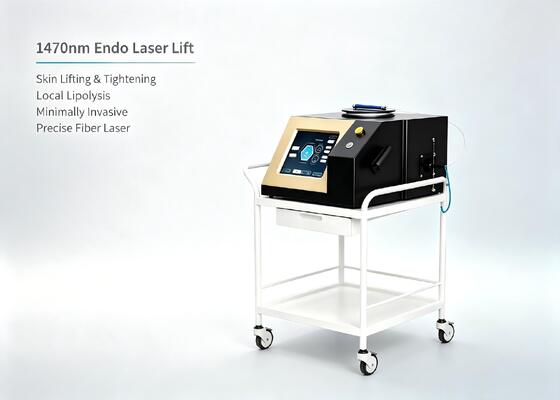 1470nm Endo Laser Lift Machine Minimamente invasiva pele facial aperto corpo Lipólise Diodo Laser equipamento de beleza